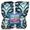 Nautical Damask Anti-Pill Premium No-Sew Throw Fleece Fabric Kit